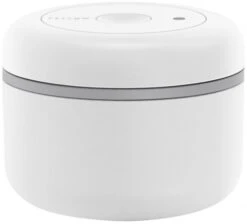 Fellow Atmos Vacuum Canister For Coffee Beans, Matte White Steel