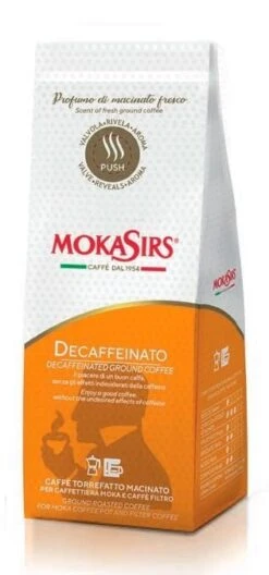 MokaSirs Decaffeinato Decaf Ground Coffee