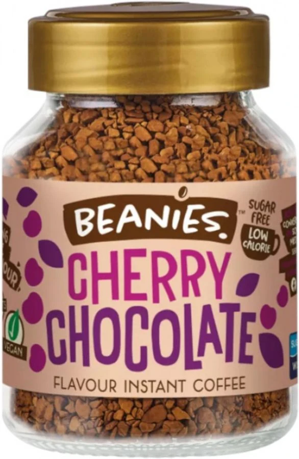 Beanies Cherry Chocolate Flavoured Instant Coffee 50 G 3 Beanies Cherry Chocolate Flavoured Instant Coffee 50 G