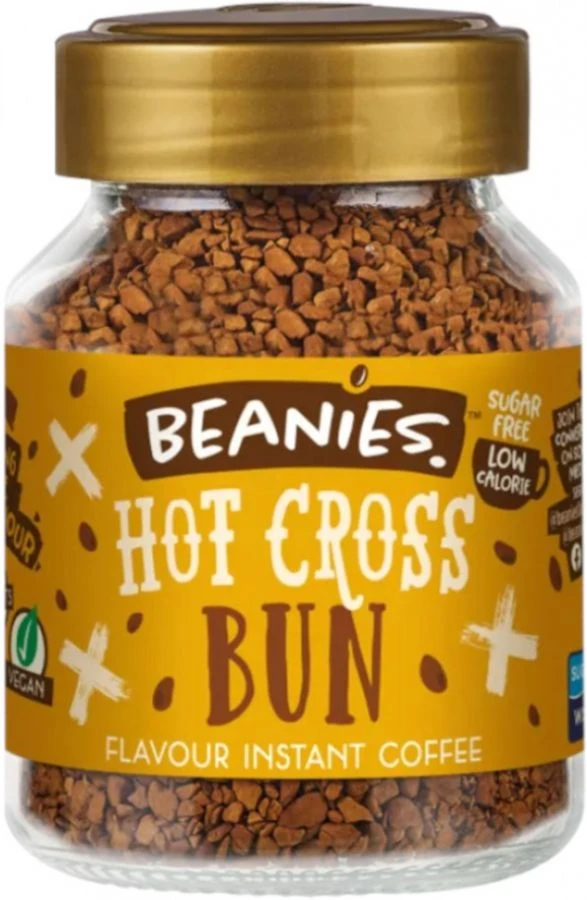Beanies Hot Cross Bun Flavoured Instant Coffee 50 G 3 Beanies Hot Cross Bun Flavoured Instant Coffee 50 G
