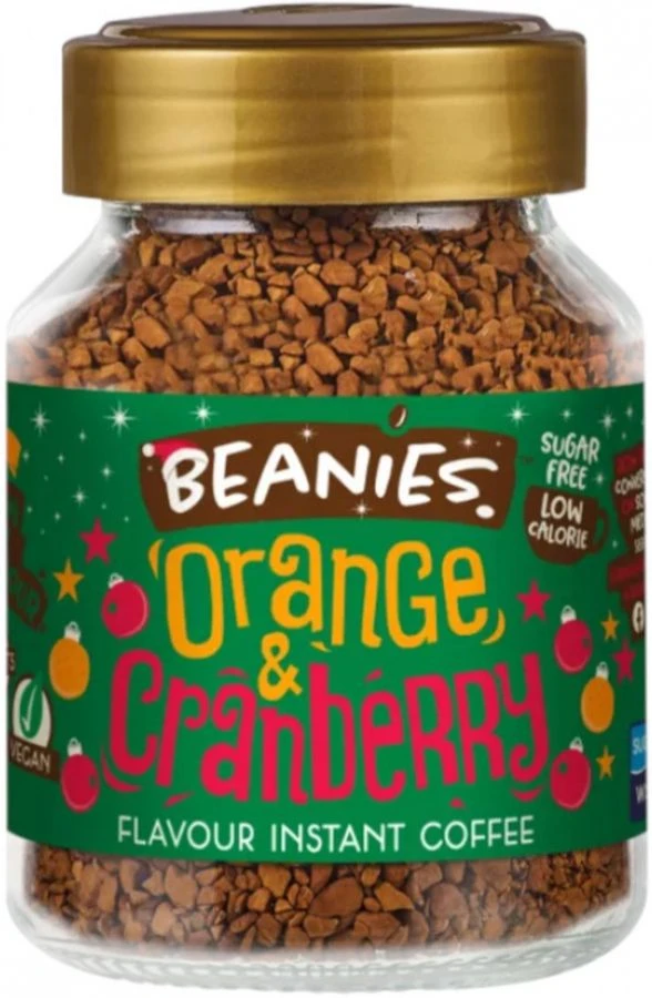 Beanies Orange & Cranberry Flavoured Instant Coffee 50 G 3 Beanies Orange & Cranberry Flavoured Instant Coffee 50 G