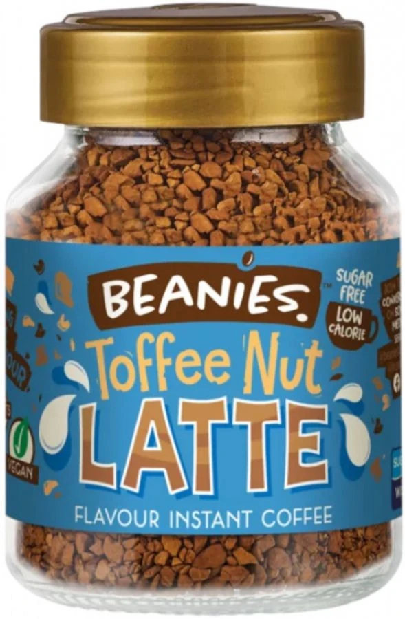 Beanies Toffee Nut Latte Flavoured Instant Coffee 50 G 3 Beanies Toffee Nut Latte Flavoured Instant Coffee 50 G