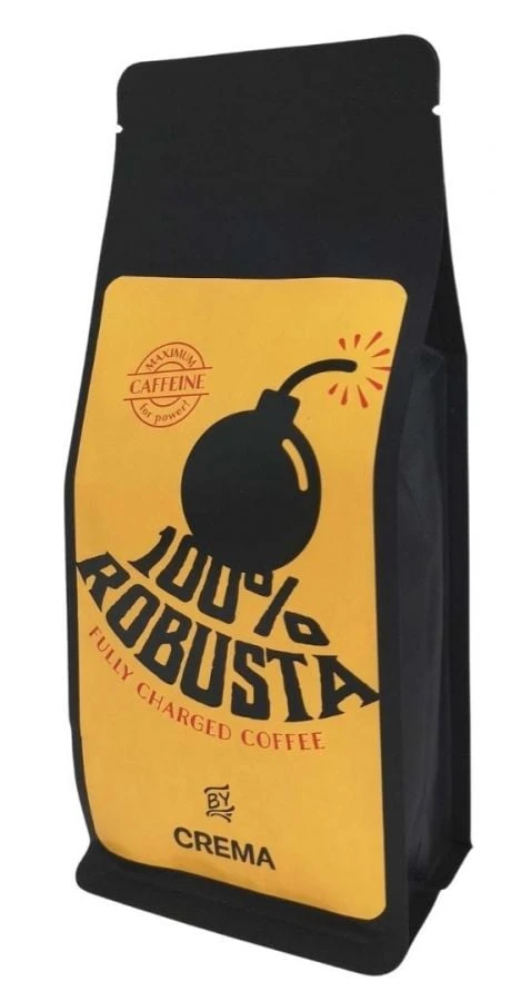 Crema 100 % Robusta Coffee Beans 3 Crema 100 % Robusta Coffee Beans