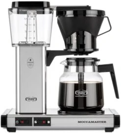 Moccamaster Manual S Coffee Maker 1.25 L, Polished Silver