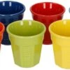 Bialetti Multicolour Ceramic Espresso Cups 90 Ml, 6 Pcs