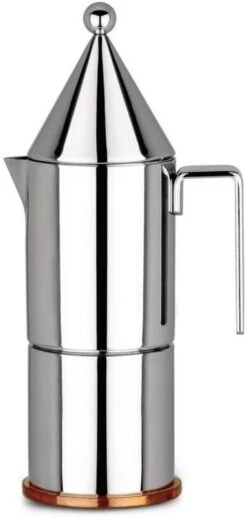 Alessi 90002/3 La Conica 3 Cup Stove Top Espresso Maker