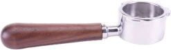 JoeFrex Bottomless Naked Portafilter DeLonghi Dedica, Walnut