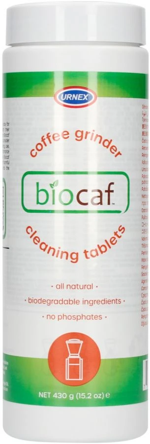 Urnex Biocaf Coffee Grinder Cleaning Tablets 430 G 3 Urnex Biocaf Coffee Grinder Cleaning Tablets 430 G