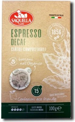 Saquella Decaf Espresso Pods