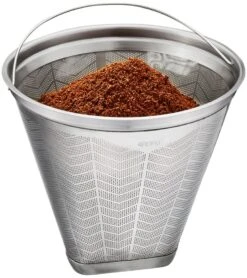 Gefu Flavo Reusable Steel Coffee Filter, Size 04
