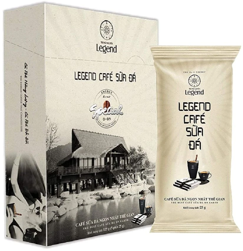 Trung Nguyen Legend 3-in-1 Café SUA DA Instant Coffee, 9-Pack 3 Trung Nguyen Legend 3-in-1 Café SUA DA Instant Coffee, 9-Pack