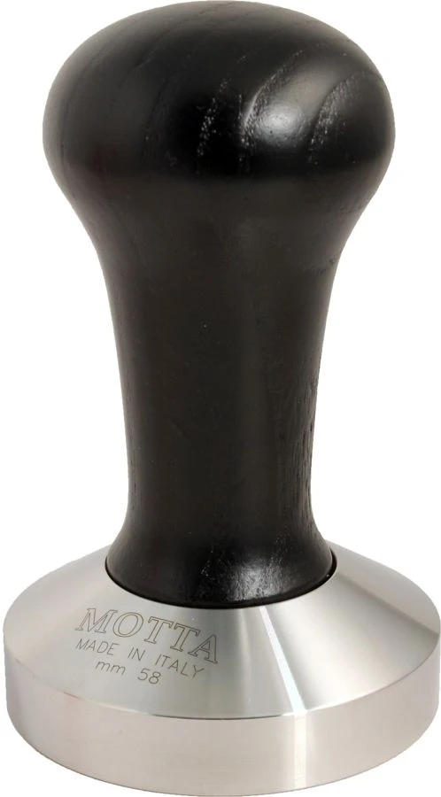 Motta Tamper 58 Mm With Wooden Handle, Black 3 Motta Tamper 58 Mm With Wooden Handle, Black