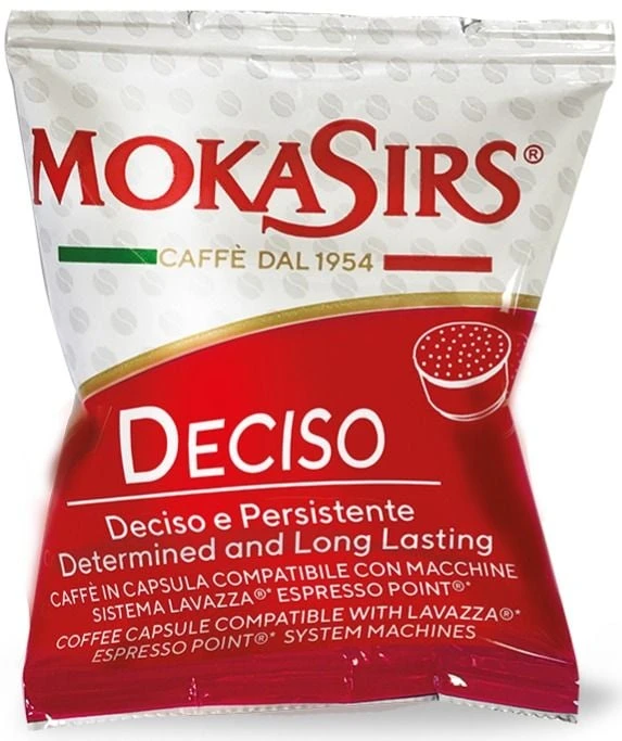 MokaSirs Deciso Espresso Capsules 100 Pcs 3 MokaSirs Deciso Espresso Capsules 100 Pcs