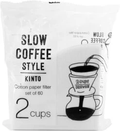 Kinto SCS Cotton Paper FIlter 2 Cups, 60 Pcs
