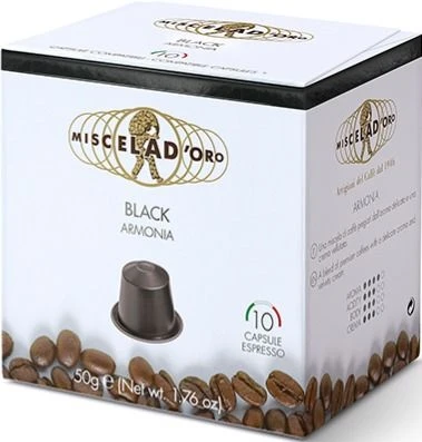 Miscela D'Oro Black Nespresso Compatible Coffee Capsules 3 Miscela D'Oro Black Nespresso Compatible Coffee Capsules