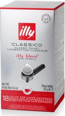 Illy Classico ESE Espresso Pods 18 Pcs