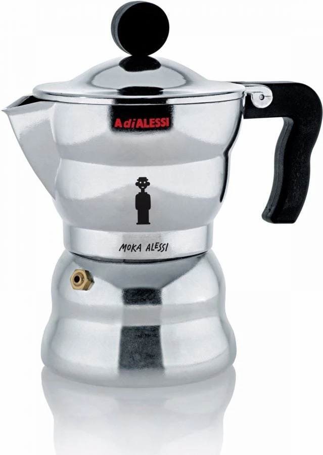 Moka Alessi AAM33 Espresso Coffee Maker 3 Moka Alessi AAM33 Espresso Coffee Maker