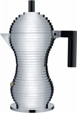 Alessi Pulcina MDL02 Moka Pot Black