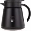 Hario V60 03 Insulated Stainless Steel Server 800 Ml, Black -Coffee Supply Store 2548