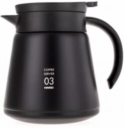 Hario V60 03 Insulated Stainless Steel Server 800 Ml, Black