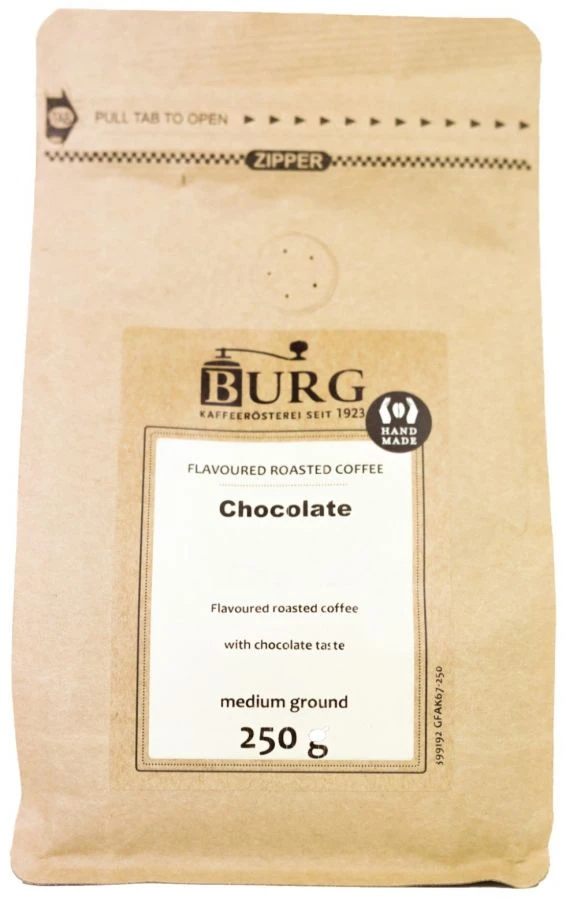 Burg Flavoured Coffee, Chocolate 250 G Ground 3 Burg Flavoured Coffee, Chocolate 250 G Ground
