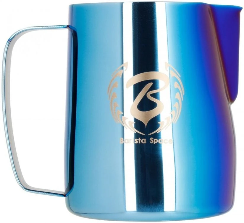 Barista Space Milk Pitcher, Blue 3 Barista Space Milk Pitcher, Blue