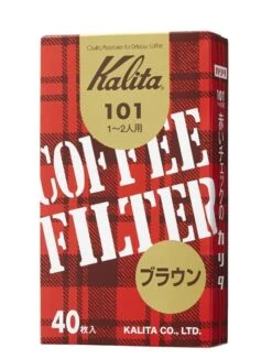 Kalita 101 Brown Coffee Paper Filters 40 Pcs