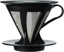 Hario Cafeor Coffee Dripper 02, Black