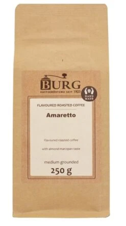Burg Flavoured Coffee, Amaretto 250 G Ground