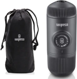 Wacaco Nanopresso Portable Espresso Maker + Bag, Grey