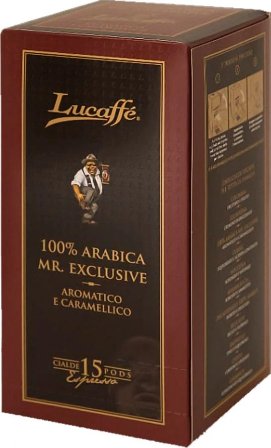 Lucaffé 100 % Arabica - Mr Exclusive ESE Espresso Pods 3 Lucaffé 100 % Arabica - Mr Exclusive ESE Espresso Pods