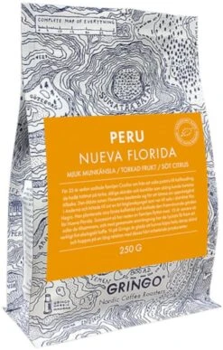 Gringo Nordic Peru Nueva Florida Organic 250 G Coffee Beans