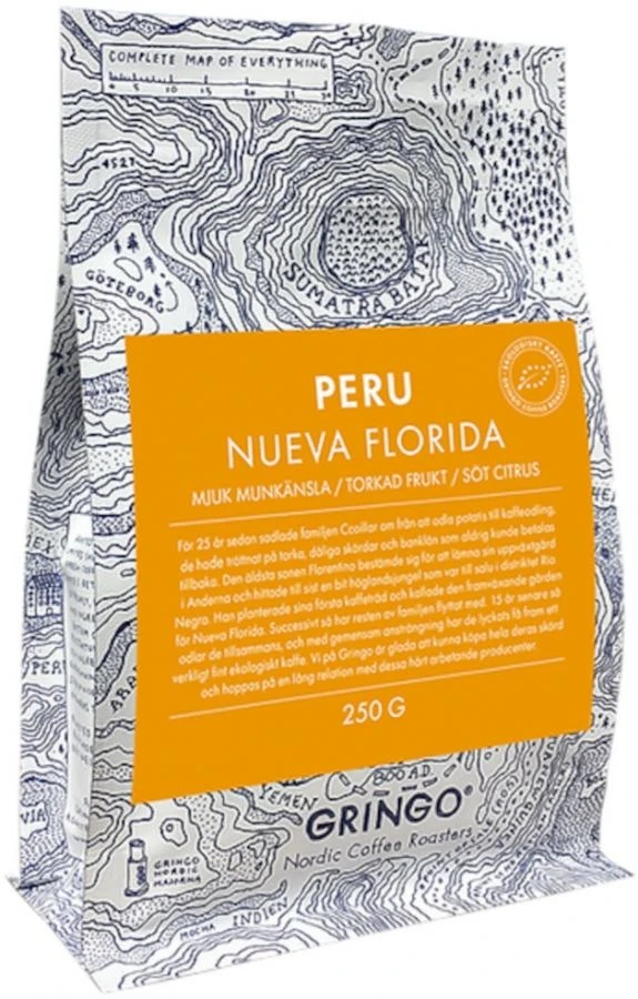 Gringo Nordic Peru Nueva Florida Organic 250 G Coffee Beans 3 Gringo Nordic Peru Nueva Florida Organic 250 G Coffee Beans