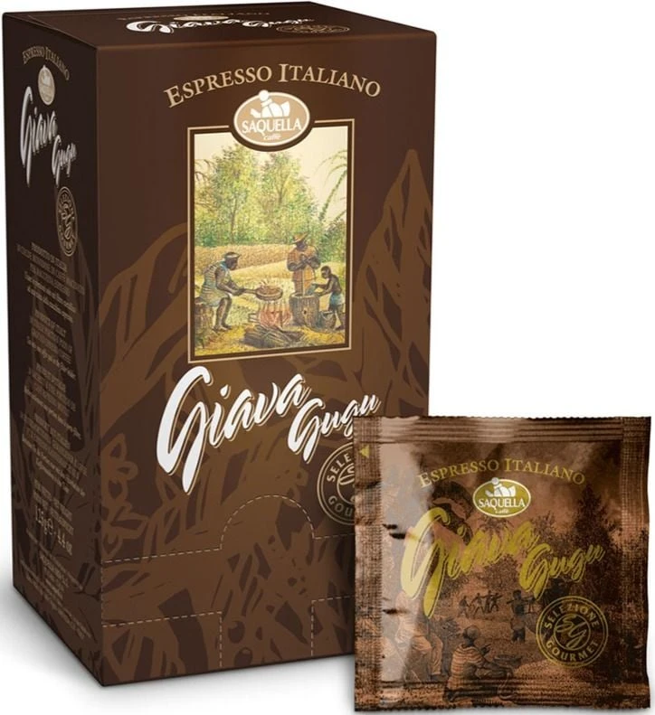 Saquella Giava Gugu Espresso Pods 18 Pcs 3 Saquella Giava Gugu Espresso Pods 18 Pcs