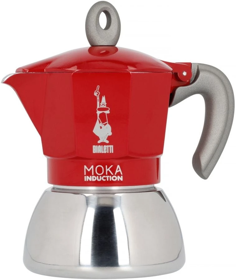 Bialetti Moka Induction Red Stovetop Espresso Maker 3 Bialetti Moka Induction Red Stovetop Espresso Maker