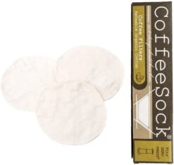 CoffeeSock Disc Shaped AeroPress® Coffee Filters, 3 Pcs