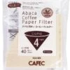 CAFEC ABACA Cone-Shaped Filter Paper 4 Cup, Brown 1 CAFEC ABACA Cone-Shaped Filter Paper 4 Cup, Brown -Coffee Supply Store 9130 bc8159721812d3d2ab6ceee2267925d8
