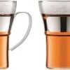 Bodum Assam Glass With Steel Handle 350 Ml, 2 Pcs -Coffee Supply Store 9951 495991565071a599f5c1991ca607aee1