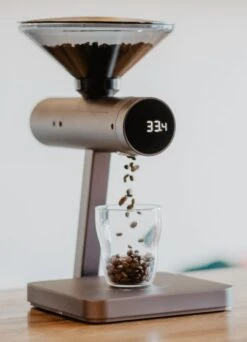 Acaia Orion Coffee Bean Doser, Space Gray -Coffee Supply Store acaia orion bean doser 3192