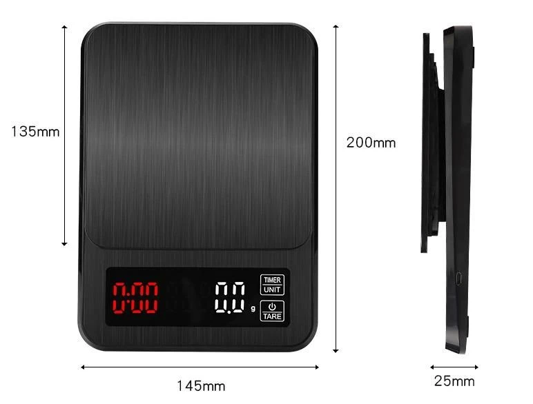 Barista Space Digital Scale With Timer 4 Barista Space Digital Scale With Timer - Image 2