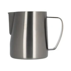 Barista Space Milk Pitcher, Titanium Black -Coffee Supply Store barista space milk pitcher grey 3058 1