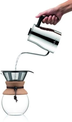 Bodum Bistro Gooseneck Water Kettle 1 L -Coffee Supply Store bodum bistro gooseneck kettle 6649