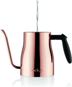 Bodum Bistro Gooseneck Water Kettle 1 L -Coffee Supply Store bodum bistro gooseneck kettle 6654