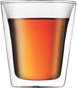 Bodum Canteen Double Wall Glass, 2 Pcs -Coffee Supply Store bodum canteen glass 850 1