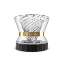 Brewista Tornado Duo Double Wall Glass Dripper -Coffee Supply Store brewista tornado duo double wall glass dripper 8260
