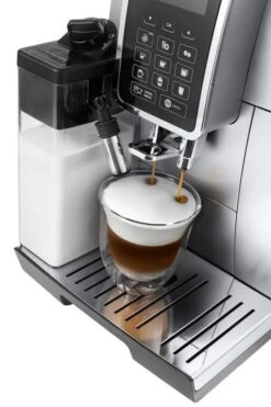 DeLonghi ECAM350.75.S Dinamica Automatic Coffee Machine, Silver -Coffee Supply Store delonghi dinamica ecam 350 75 sb 7298