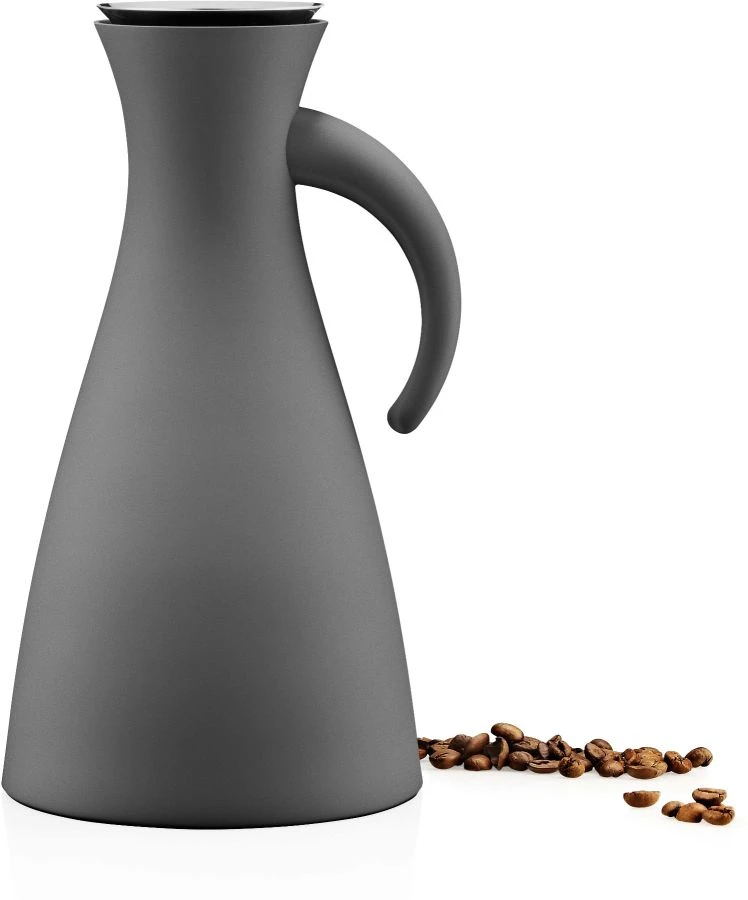 Eva Solo Thermo Jug 1,0 L, Dark Grey Matte 6 Eva Solo Thermo Jug 1,0 L, Dark Grey Matte - Image 4