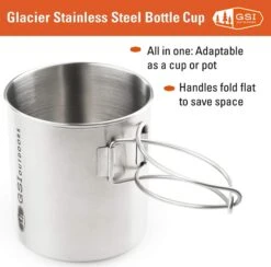GSI Outdoors Glacier Stainless Bottle Cup -Coffee Supply Store gsi glacier stainless bottle cup 6433