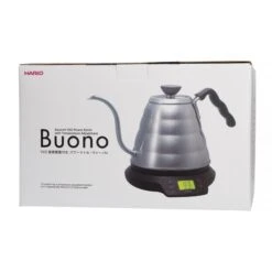 Hario V60 Buono Power Kettle With Temperature Control 800 Ml -Coffee Supply Store hario buono power kettle temperature control 7824