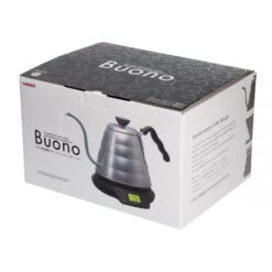 Hario V60 Buono Power Kettle With Temperature Control 800 Ml -Coffee Supply Store hario buono power kettle temperature control 7825